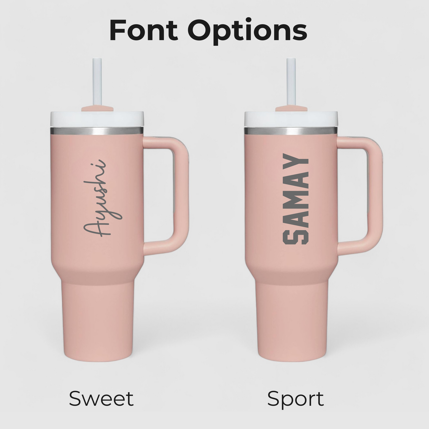 Personalized Cheer — 1200ml Tumbler With Straw and Lid, Stainless Steel, Insulated