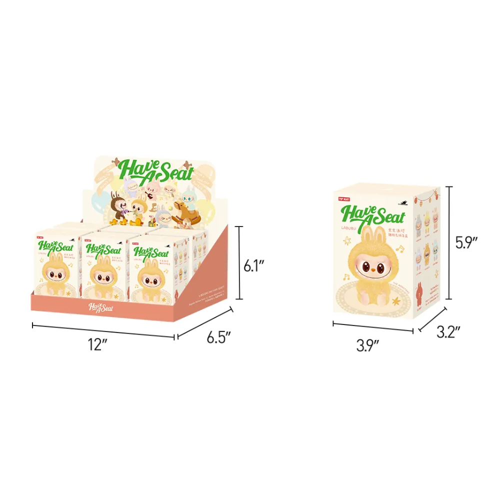 Labubu The Monsters Have a Seat Vinyl Plush – Limited Edition Designer Toy (1 Pc Sealed Pack)