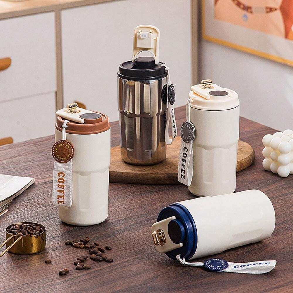 Glimmer — 420 ml Insulated Coffee Mug With Belt