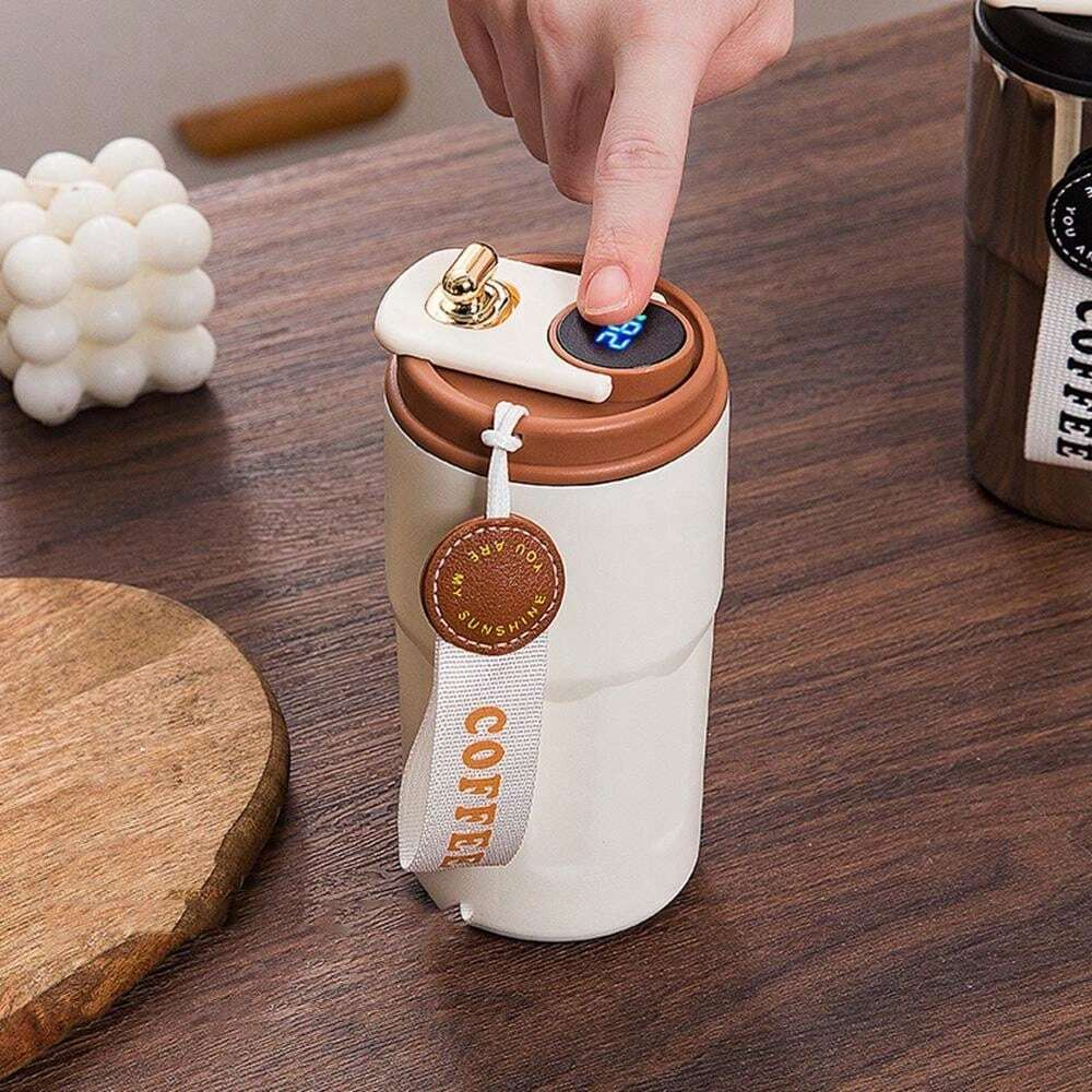 Glimmer — 420 ml Insulated Coffee Mug With Belt