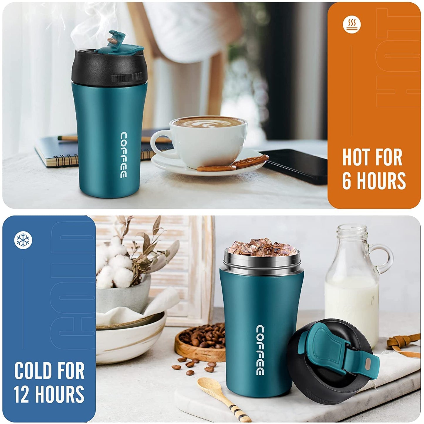 Dazzle — 400 ml Dual Drink Vacuum Insulated Flask