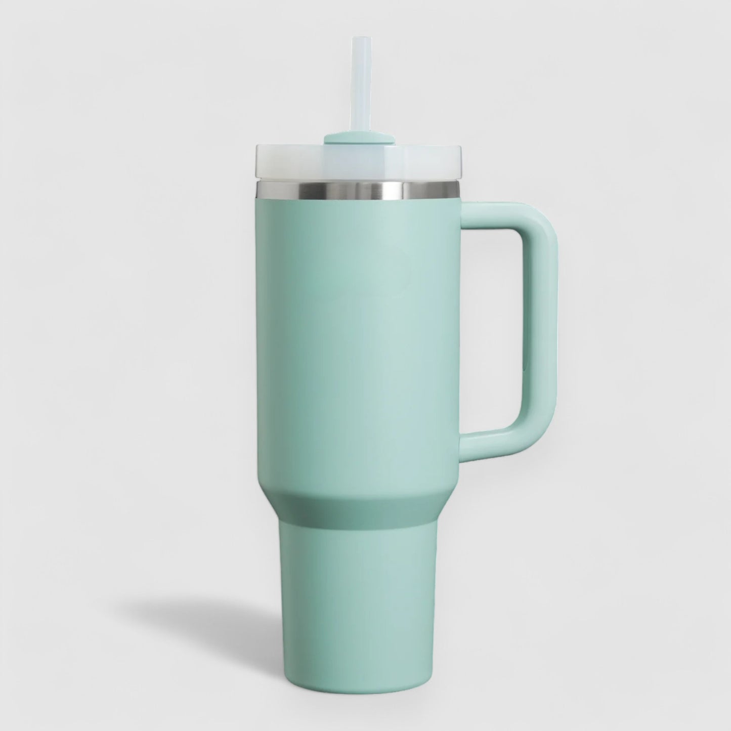 Birth Flower Personalized Tumbler With Straw, Lid and Handle | Ideal Personalized Gifts for Loved One