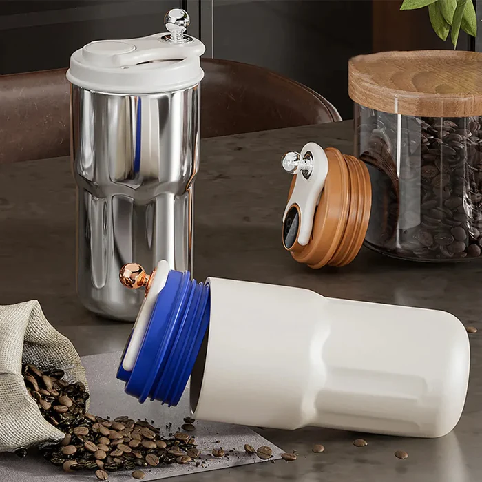 Glimmer — 420 ml Insulated Coffee Mug With Belt