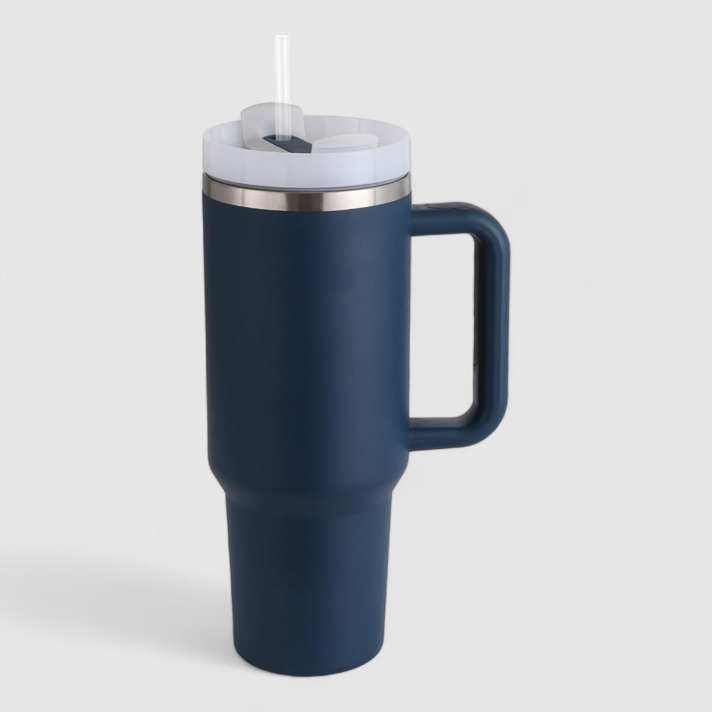 Birth Flower Personalized Tumbler With Straw, Lid and Handle | Ideal Personalized Gifts for Loved One