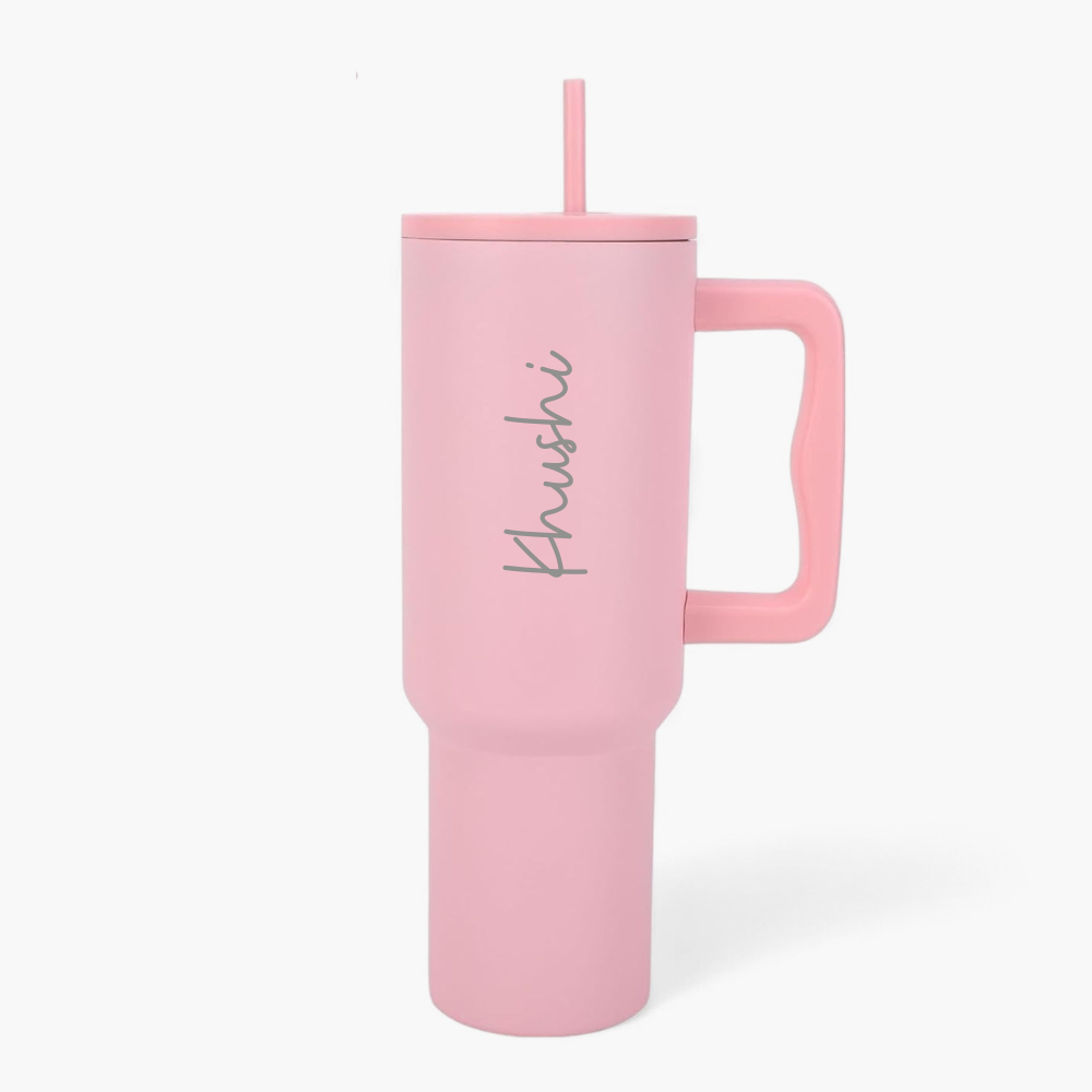 Personalized Cheer 2.0 — 1200ml Leak Resistant Tumbler With Handle, Straw and Lid