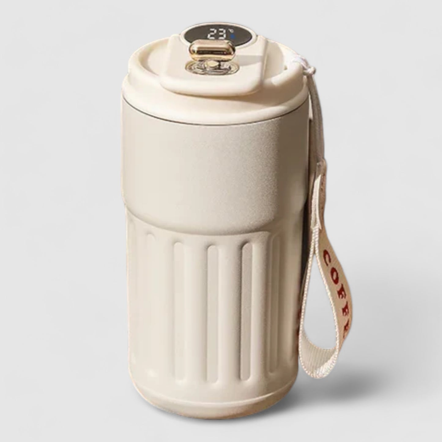 Glimmer — 420 ml Insulated Coffee Mug With Belt