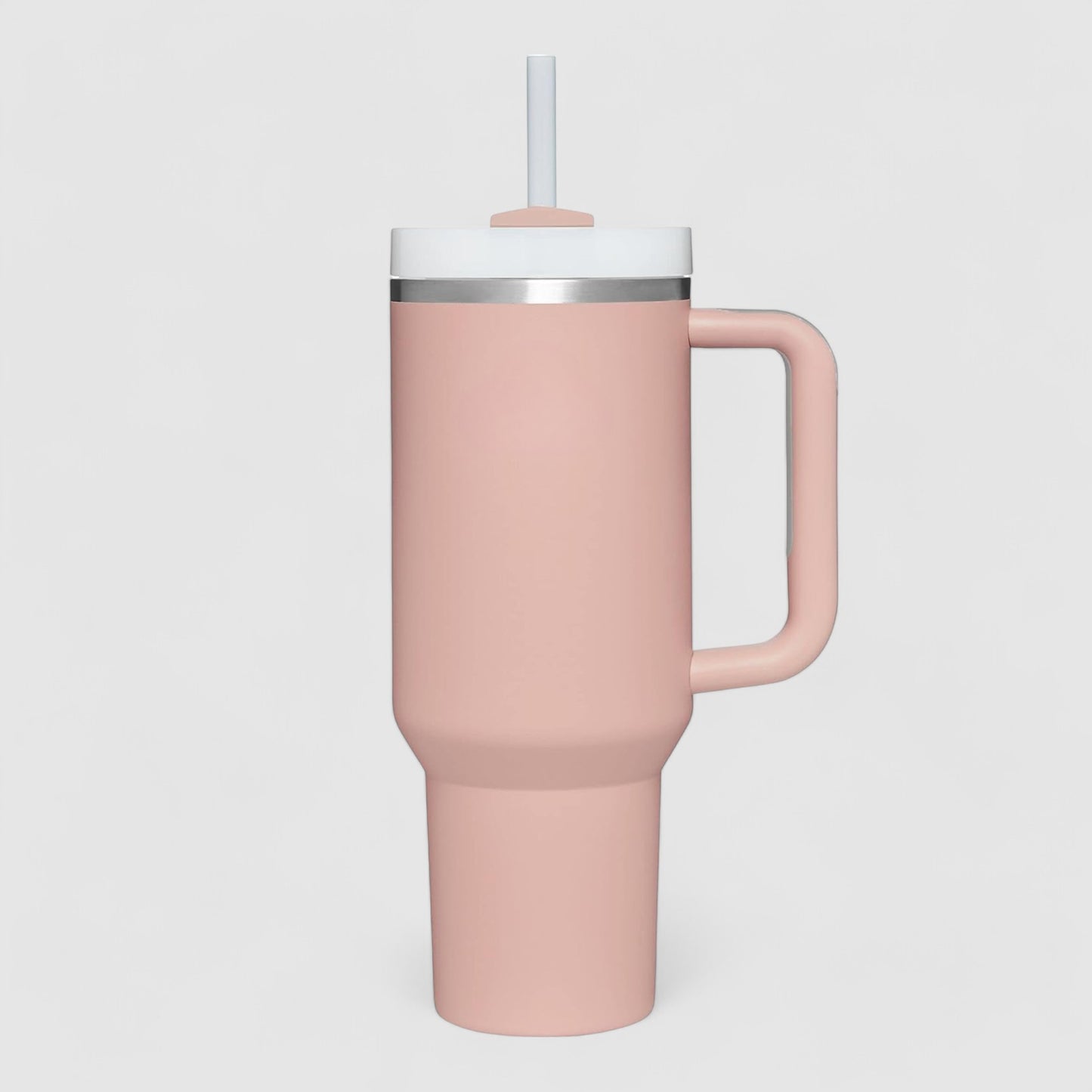 Birth Flower Personalized Tumbler With Straw, Lid and Handle | Ideal Personalized Gifts for Loved One