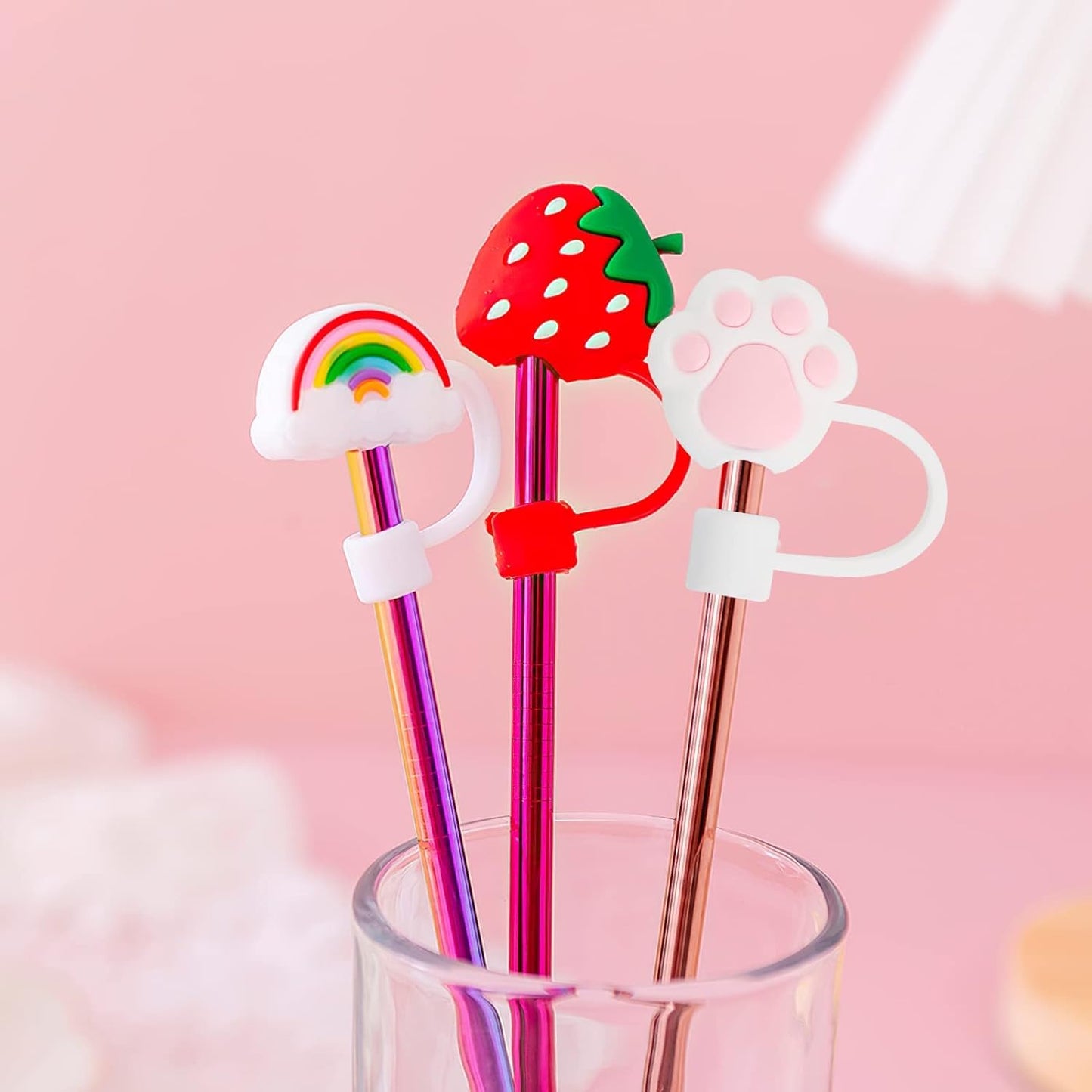 straw topper for tumbler