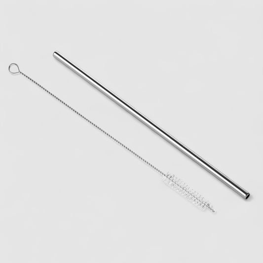 Stainless Steel Replacement Straws for Stanley Cup – 12" Straws for 30/40oz Quencher Tumbler with Cleaning Brush