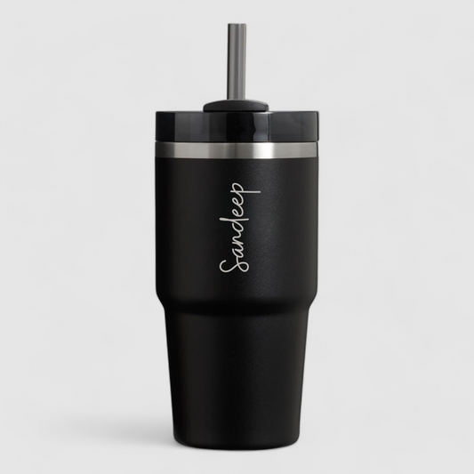 Personalized Verve - Custom Coffee Tumbler With Straw And Lid 100% Insulated, Suitable For Travel