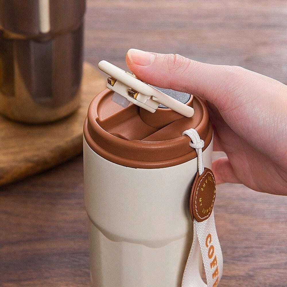 Glimmer — 420 ml Insulated Coffee Mug With Belt