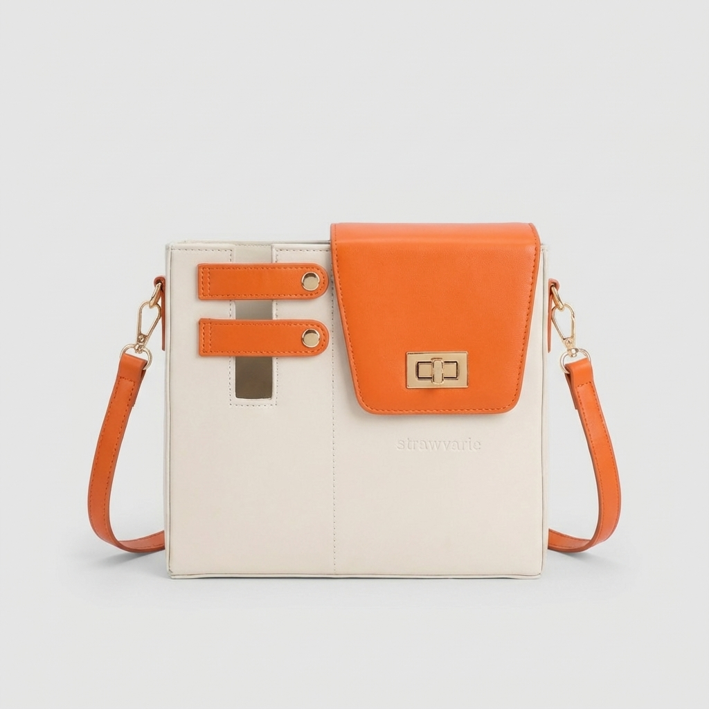 Strawvarie  Crossbody Bag for Tumbler – Adjustable Water Bottle Holder with Multi-Pocket Storage