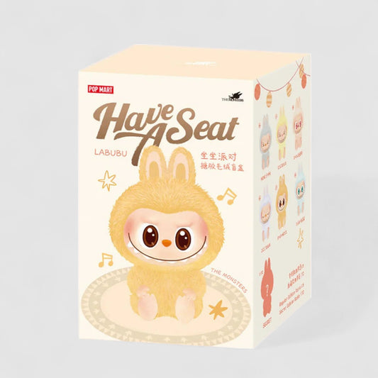 Labubu The Monsters Have a Seat Vinyl Plush – Limited Edition Designer Toy (1 Pc Sealed Pack)