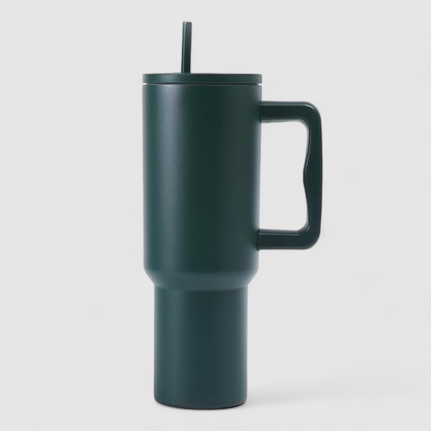 leak proof tumbler with lid and straw green premium