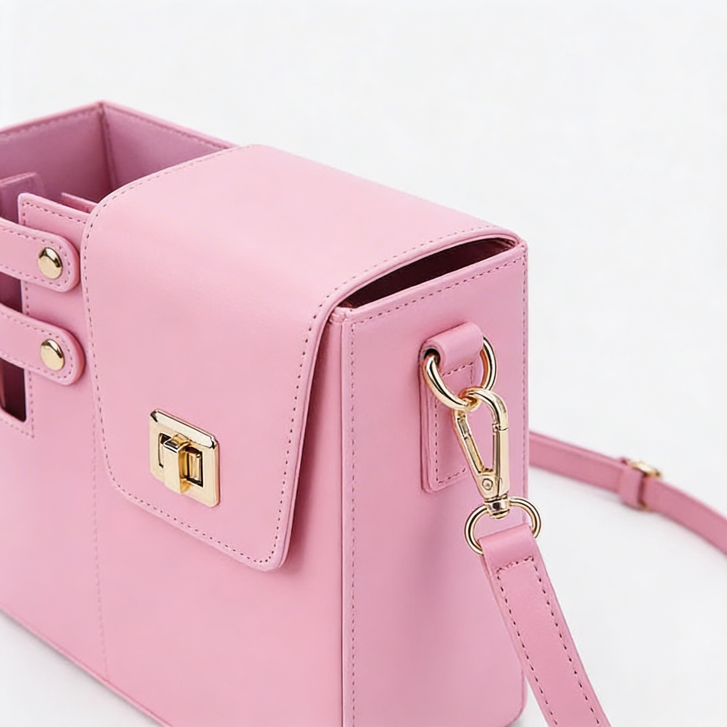 Strawvarie  Crossbody Bag for Tumbler – Adjustable Water Bottle Holder with Multi-Pocket Storage